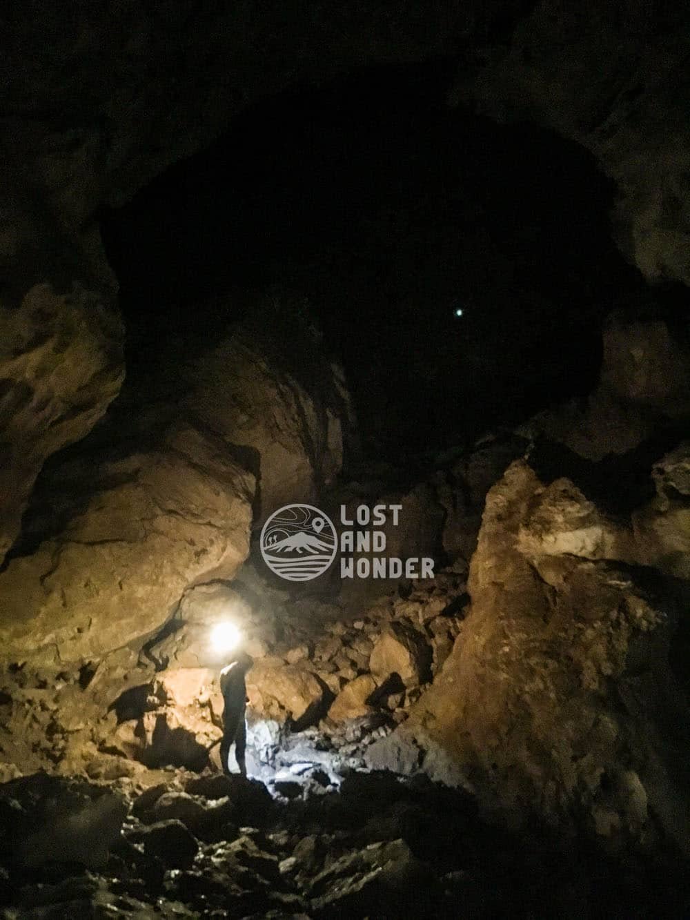 Photo inside of the Sumaguing Cave