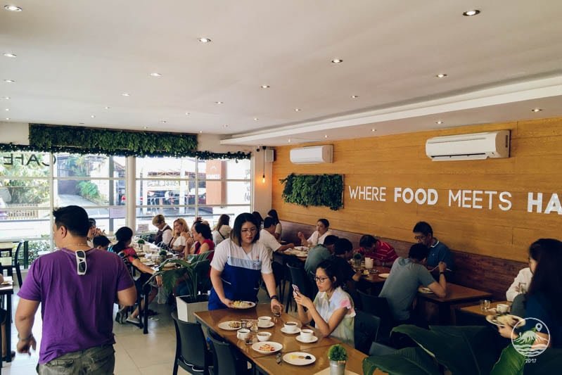 Photo inside Cafe Dominique during their breakfast buffet