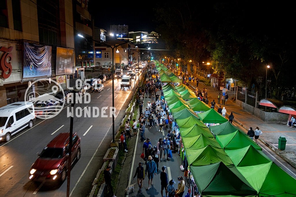 Photo at Baguio Night Market in 2021