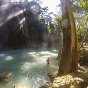 Photo of Tumalog Falls in Oslob, Cebu
