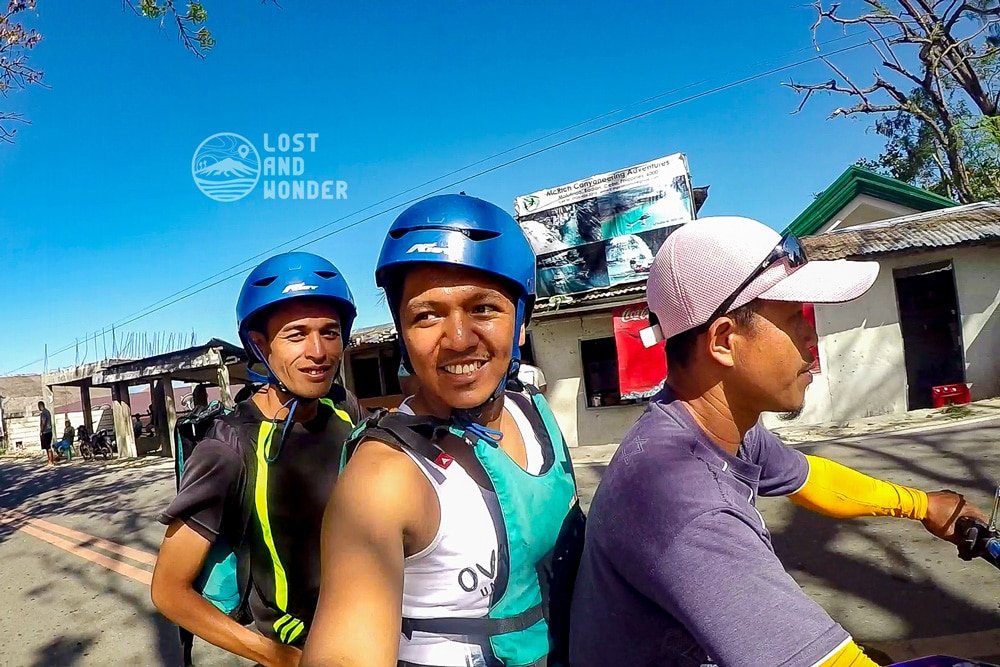Photo of travelers riding the habal-habal