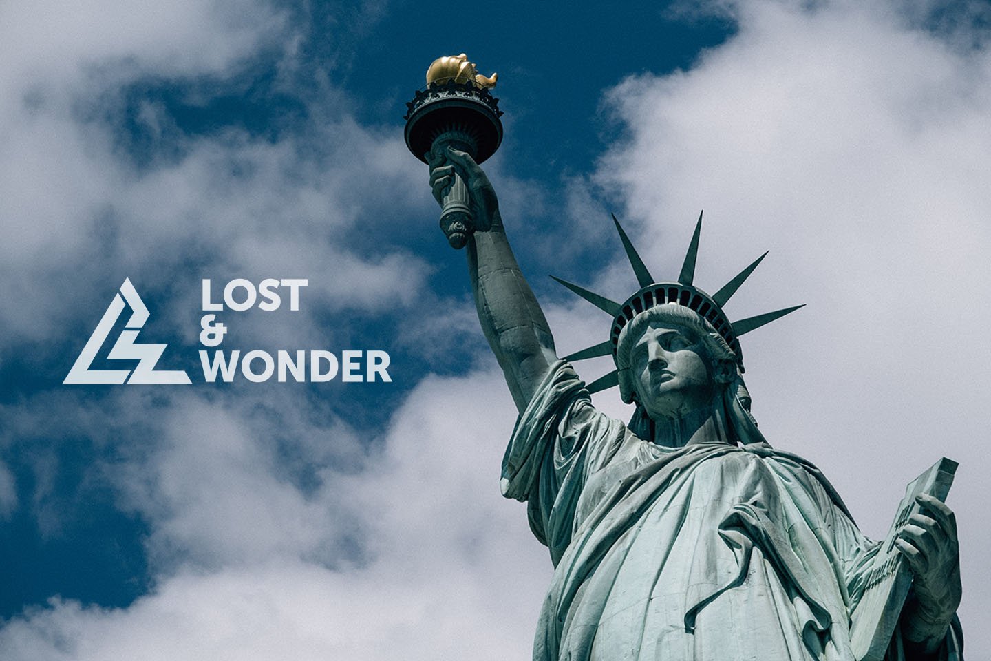 Photo of the Statue of Liberty. An historic and monumental New York tourist attraction.